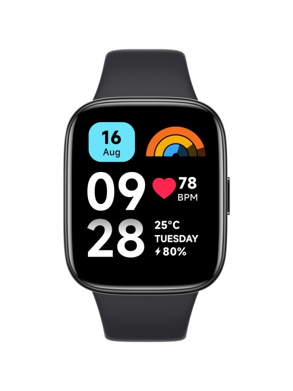 ΡΟΛΟΙ Xiaomi Redmi Watch 3 Active Αδιάβροχο με Παλμογράφο (Μαύρο)