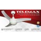 Telemax CF42-3CS(W) Ανεμιστήρας Οροφής 106cm με Φως και Τηλεχειριστήριο Λευκός