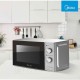 Midea MM720C2AT-SB Φούρνος Μικροκυμάτων 20lt Inox