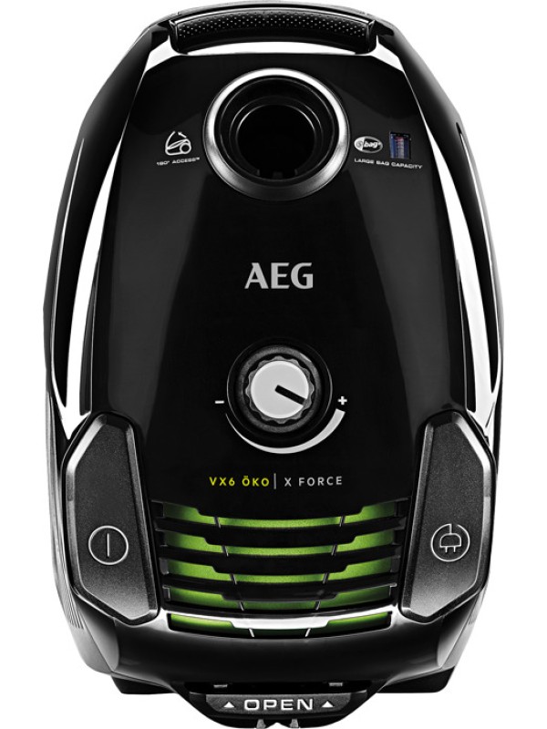 AEG VX6-2-OKO Ηλεκτρική Σκούπα 800W με Σακούλα 3.5lt Μαύρη