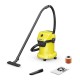 Karcher WD3 V-17/4/20 Σκούπα Υγρών/Στερεών 1000W με Κάδο 17lt  