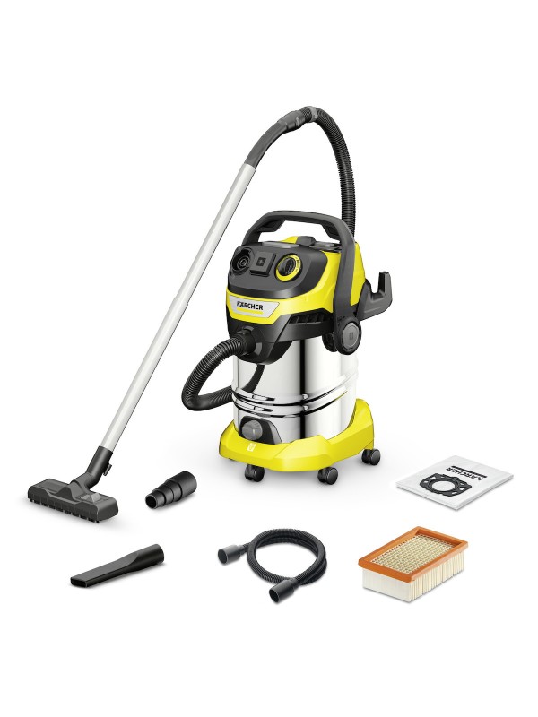 Karcher WD 6 P S V Σκούπα Υγρών / Στερεών 1300W με Κάδο 30lt