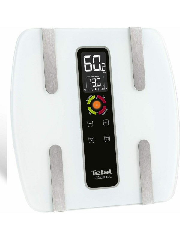 Tefal Bodysignal BM7100 Ψηφιακή Ζυγαριά με Λιπομετρητή σε Λευκό χρώμα