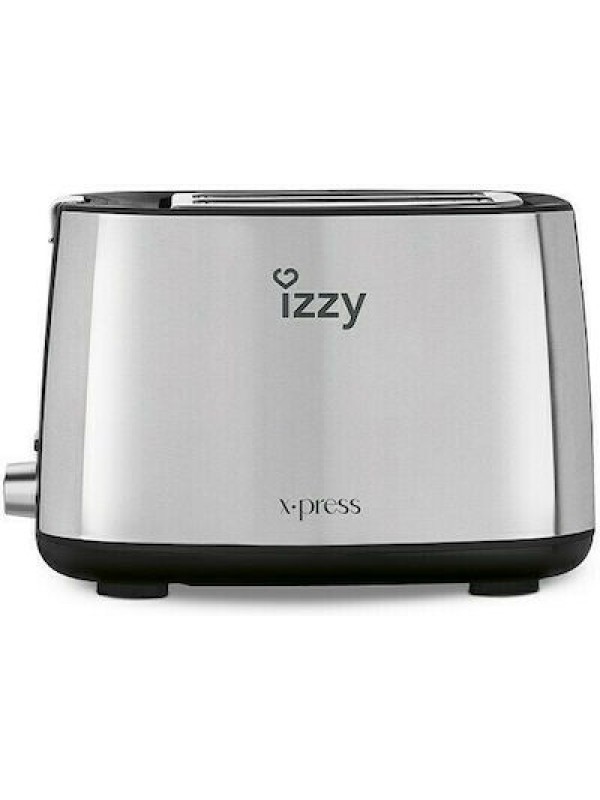 Izzy X-Press IZ-9100 Φρυγανιέρα 2 Θέσεων 800W Inox 