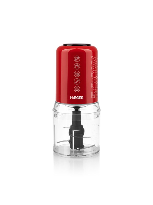 ΜΙΞΕΡ ΤΣΟΠΕΡ HAEGER CH-50W.009A 500W ΚΟΚΚΙΝΟ