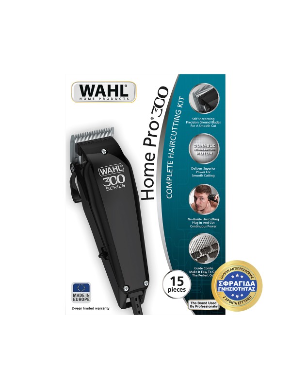 Wahl Professional 300 Series Σετ Κουρευτικής Μηχανής Ρεύματος Μαύρο 20102-0460 Wahl Professional 300 Series Σετ Κουρευτικής Μηχανής Ρεύματος Μαύρο 20102-0460