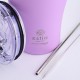 Estia Coffee Mug Save The Aegean Ανακυκλώσιμο Ποτήρι Θερμός Ανοξείδωτο BPA Free 350ml Lavender Purple με Καλαμάκι