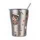 Estia Coffee Mug Save The Aegean Ανακυκλώσιμο Ποτήρι Θερμός Ανοξείδωτο BPA Free 350ml old School με Καλαμάκι
