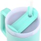 Estia Straw Tumbler XL Θερμός Ανοξείδωτο BPA Free 1.2lt Bermuda Green με Καλαμάκι και Λαβή 01-32203
