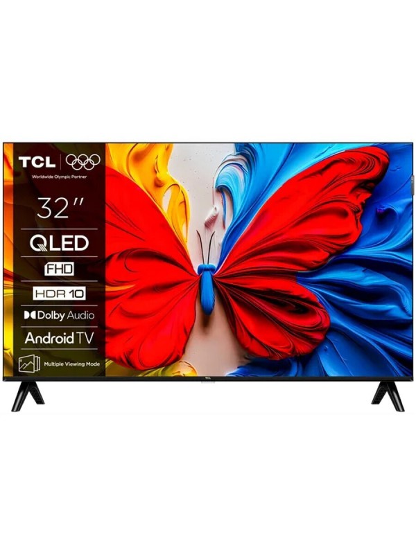 TCL Smart Τηλεόραση 32" Full HD QLED S5K HDR (2025) 32S5K