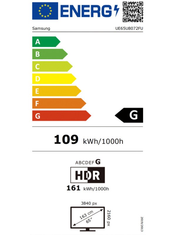 Samsung Smart Τηλεόραση 65" 4K UHD LED U8000F HDR (2025) UE65U8072FUXXH Samsung Smart Τηλεόραση 65" 4K UHD LED U8000F HDR (2025) UE65U8072FUXXH