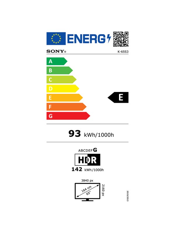 Sony Smart Τηλεόραση 65" 4K UHD LED BRAVIA 3 HDR (2025) K-65S3 Sony Smart Τηλεόραση 65" 4K UHD LED BRAVIA 3 HDR (2025) K-65S3