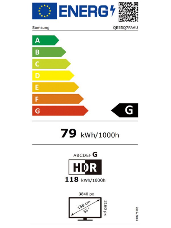 Samsung Smart Τηλεόραση 55" 4K UHD QLED Q7F HDR (2025) QE55Q7FAAUXXH Samsung Smart Τηλεόραση 55" 4K UHD QLED Q7F HDR (2025) QE55Q7FAAUXXH