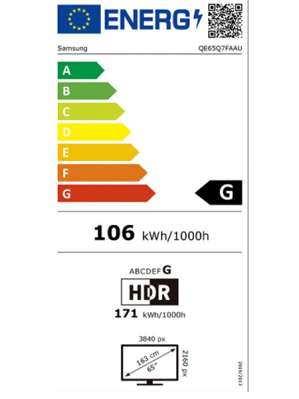 Samsung Smart Τηλεόραση 65" 4K UHD QLED Q7F HDR (2025) QE65Q7FAAUXXH Samsung Smart Τηλεόραση 65" 4K UHD QLED Q7F HDR (2025) QE65Q7FAAUXXH