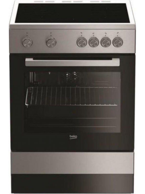 Beko FSM 67010 GX Κουζίνα 65lt με Εστίες Κεραμικές